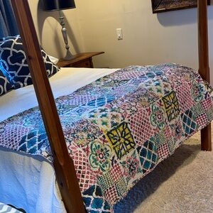 Colorful Geometric Quilt